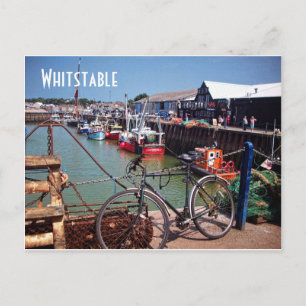 Gone Fishing Picturesque Whitstable Kent Image Postcard