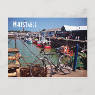 Gone Fishing Picturesque Whitstable Kent Image Postcard