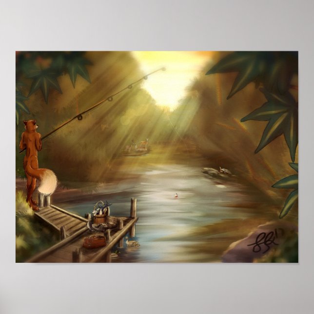 Gone Fishing Poster (Front)