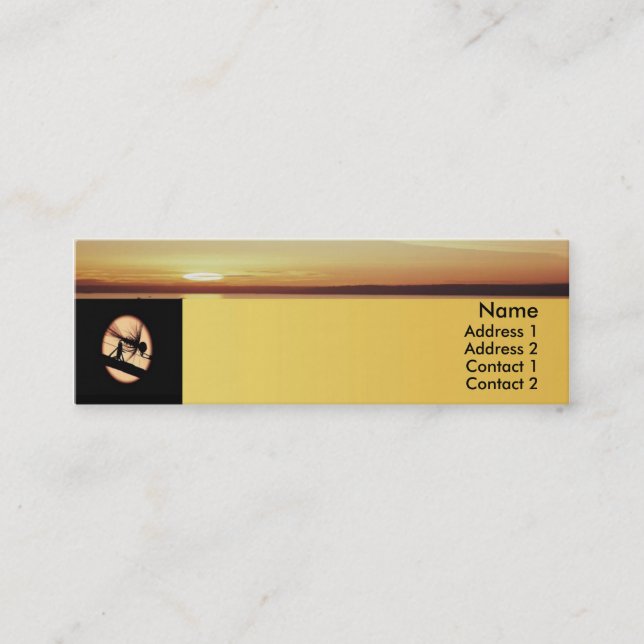 Gone Fishing Profile Card (Front)