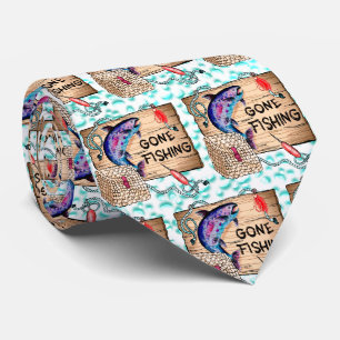 Gone Fishing tie