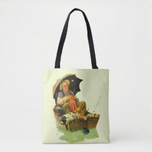 Gone Fishing Tote Bag