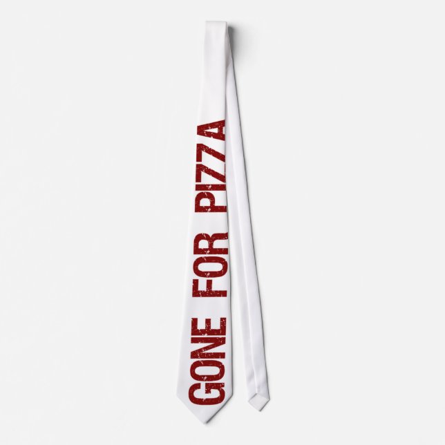 Gone For Pizza Tie (Front)