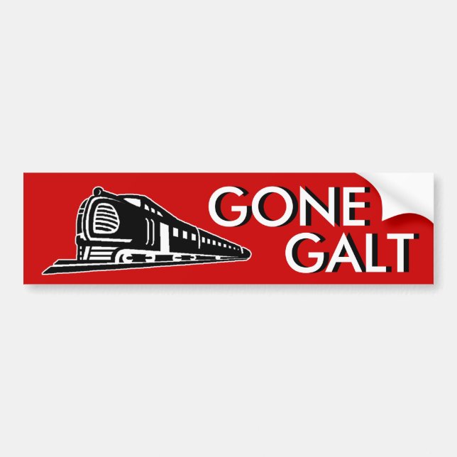 Gone Galt Bumper Sticker (Front)