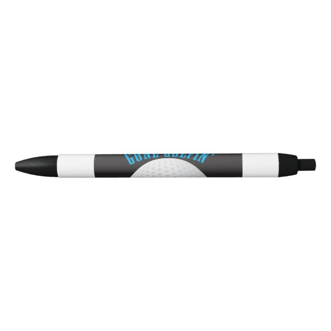 Gone Golfing  Golf Ball ⛳🎁  Black Ink Pen (Front)