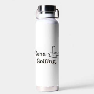 GONE GOLFING/GOLF BALL WATER BOTTLE