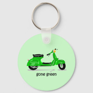 gone green scooter keychain