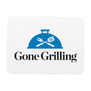 Gone Grilling Magnet