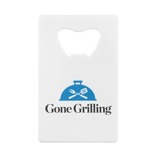Gone Grilling Wallet Bottle Opener (Back)