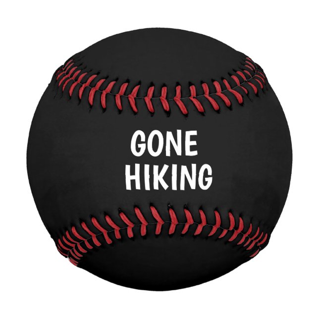 Gone Hiking Baseball (Front)