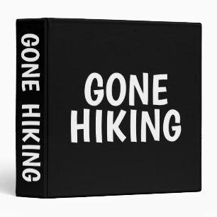 Gone Hiking Binder
