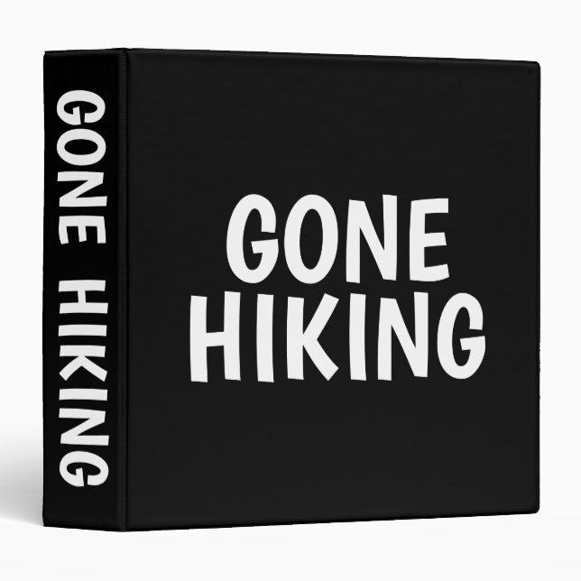Gone Hiking Binder (Front/Spine)