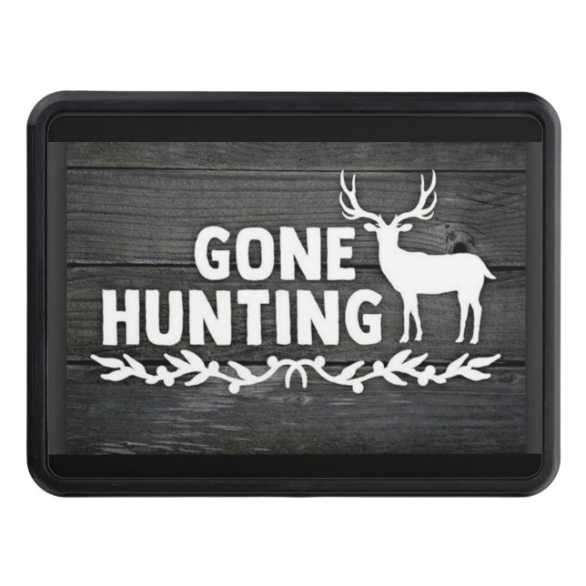 *GONE HUNTING*  Hitch Cover 2" Receiver  (Front)