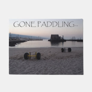 Gone Paddling Doormat