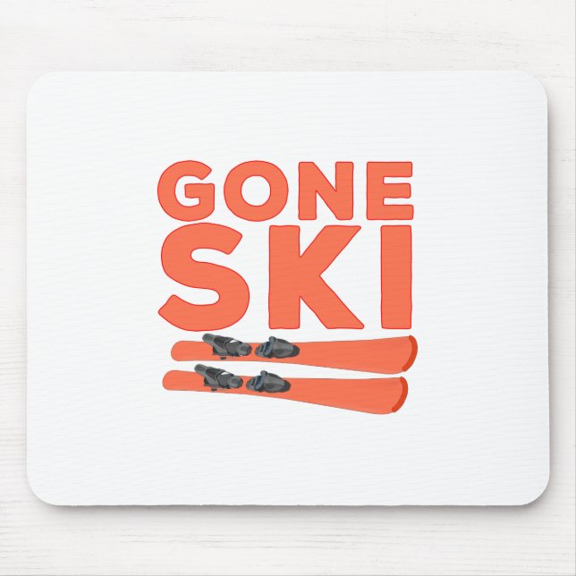 Gone Ski Mouse Pad (Front)