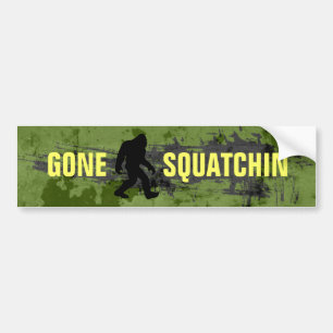 Gone Squatchin Bumper Sticker