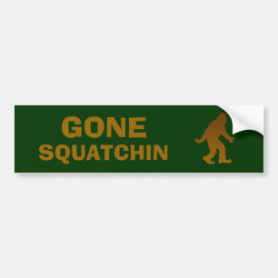 Gone Squatchin Bumper Sticker
