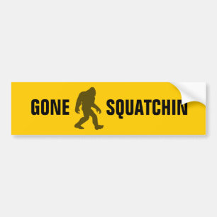 Gone Squatchin Bumper Sticker