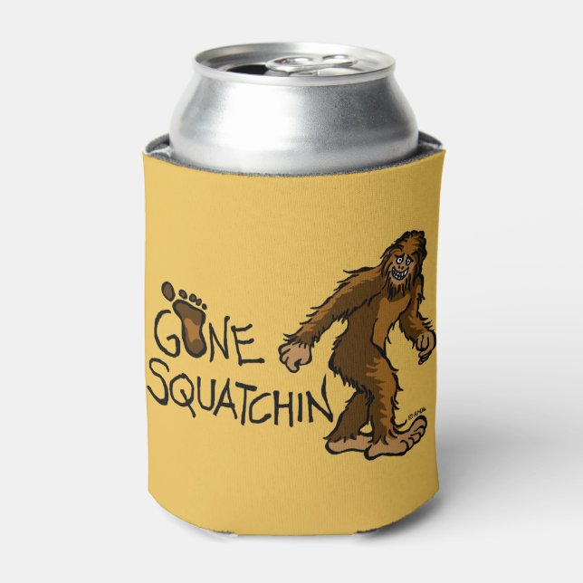 Gone Squatchin Can Cooler (Can Front)
