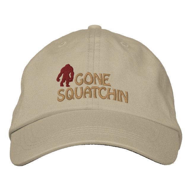 Gone Squatchin Casquette brodé (Devant)