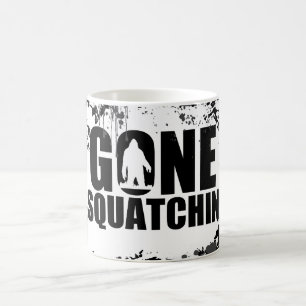 Gone squatchin coffee mug