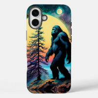 Gone Squatchin' Colourful Sasquatch Landscape