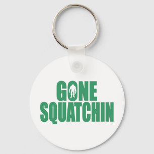 GONE SQUATCHIN *Deluxe* Bobo Gear Finding Bigfoot Keychain