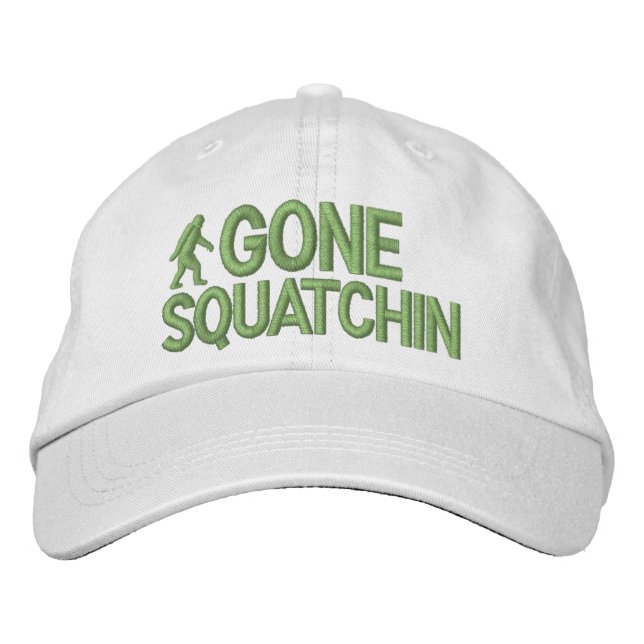 Gone Squatchin Embroidered Hat (Front)
