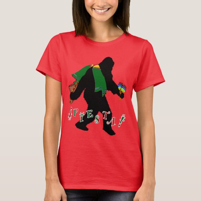 Gone Squatchin - Fiesta Squatchin T-Shirt (Front)