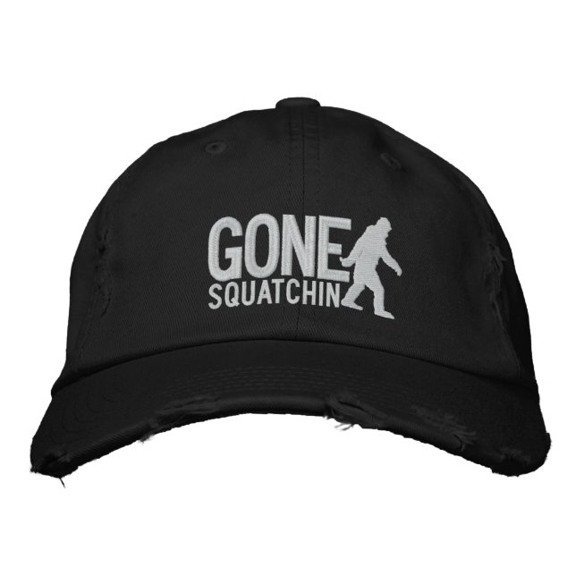 GONE SQUATCHIN GRAND casquette brodé (Devant)
