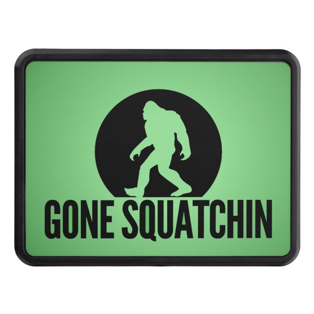Gone Squatchin Hitch Cover (Front)