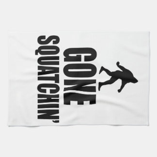 Gone Squatchin' Kitchen Towel