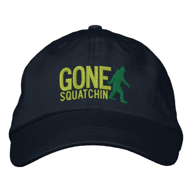 GONE SQUATCHIN LARGE embroidered cap (Front)