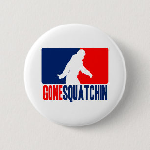 Gone Squatchin League Style 2 Inch Round Button