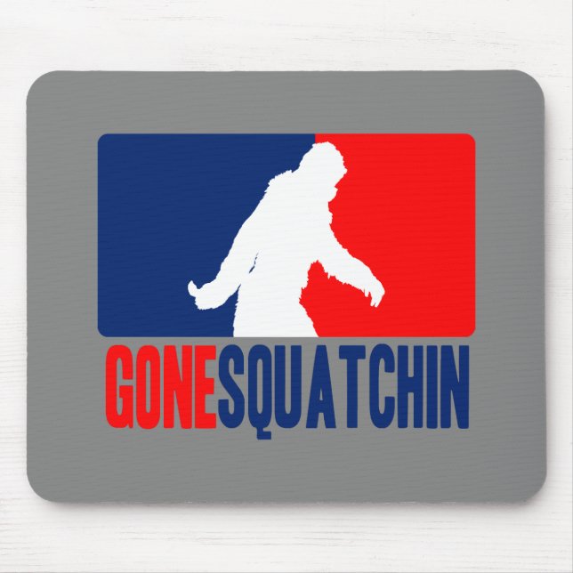 Gone Squatchin League Style Mouse Pad (Front)