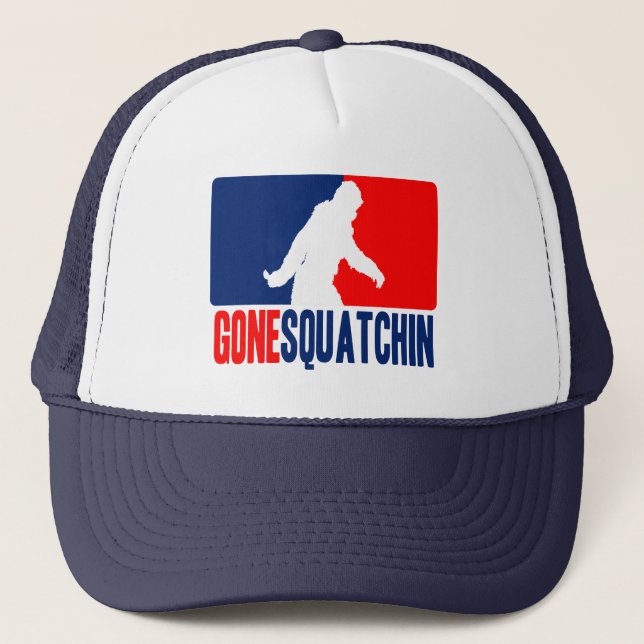 Gone Squatchin League Trucker Hat (Front)