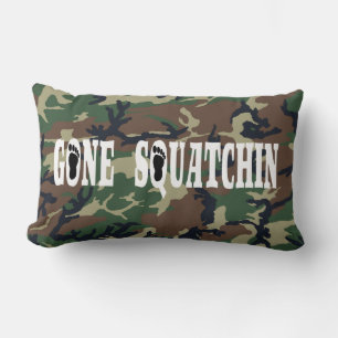 GONE SQUATCHIN LUMBAR PILLOW