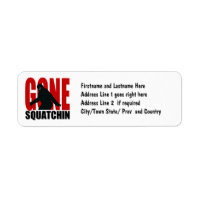 Gone Squatchin - Noir et Rouge