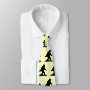 Gone Squatchin' on St. Patrick's Day Tie