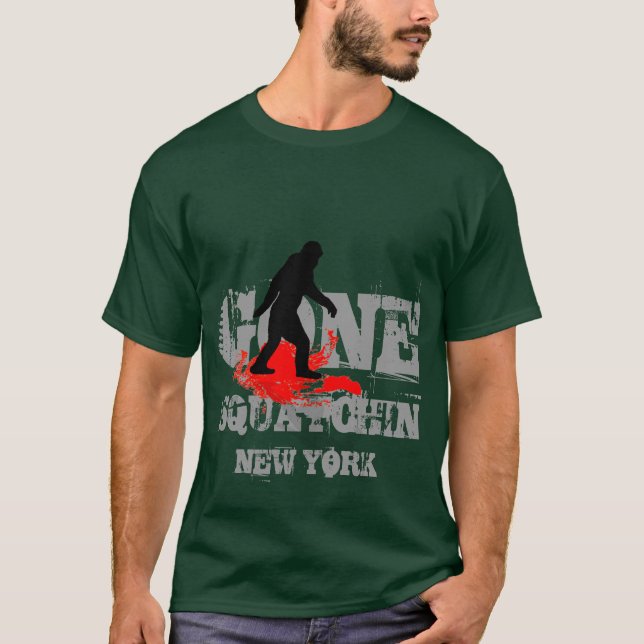 Gone Squatchin  personalized T-Shirt (Front)