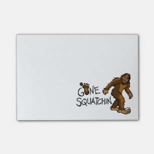 Gone Squatchin Post-it Notes