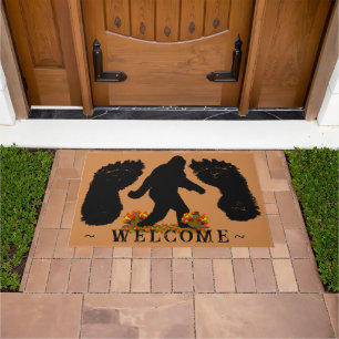 Gone Squatchin' Thanksgiving Doormat