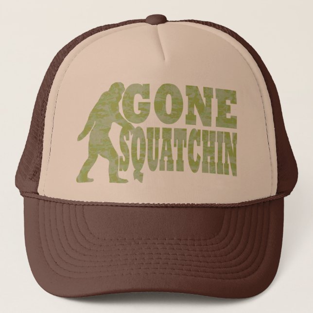 Gone Squatchin Trucker Hat (Front)