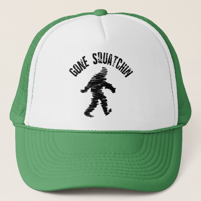 Gone Squatchin Trucker Hat (Front)