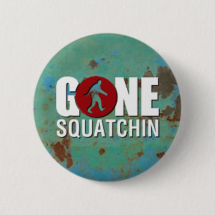 Gone Squatchin Vintage 2 Inch Round Button