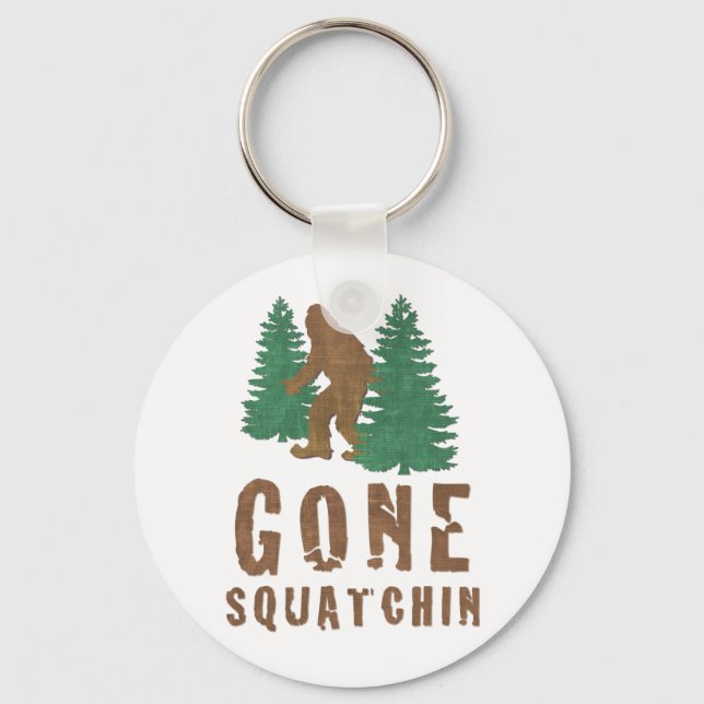 Gone Squatchin (Vintage) Keychain (Front)