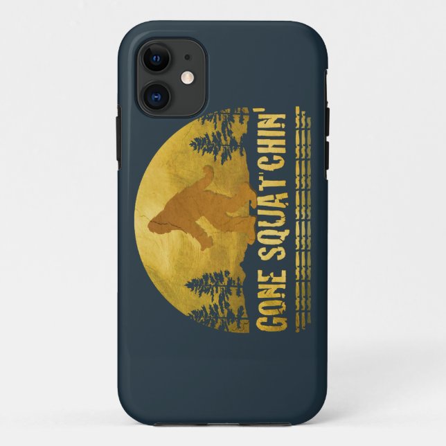 Gone Squatchin' (vintage sunset) Case-Mate iPhone Case (Back)