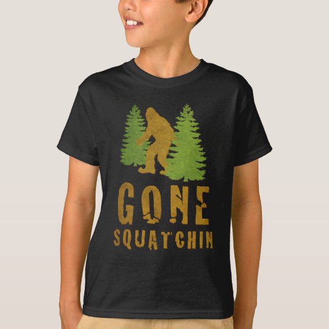 Gone Squatchin (Vintage) T-Shirt (Front)