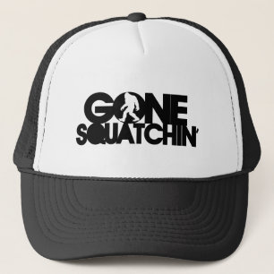 Gone Squatchin' with silhouette Trucker Hat