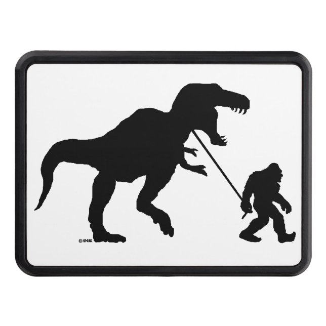 Gone Squatchin with T-rex Trailer Hitch Cover (Front)